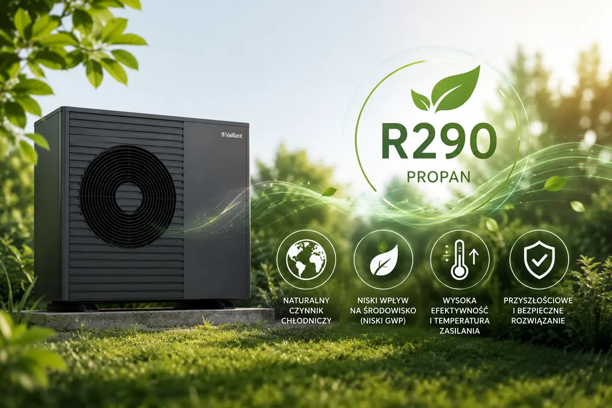 Vaillant aroTHERM plus z czynnikiem R290 - ekologiczna powietrzna pompa ciepła do ogrzewania domu