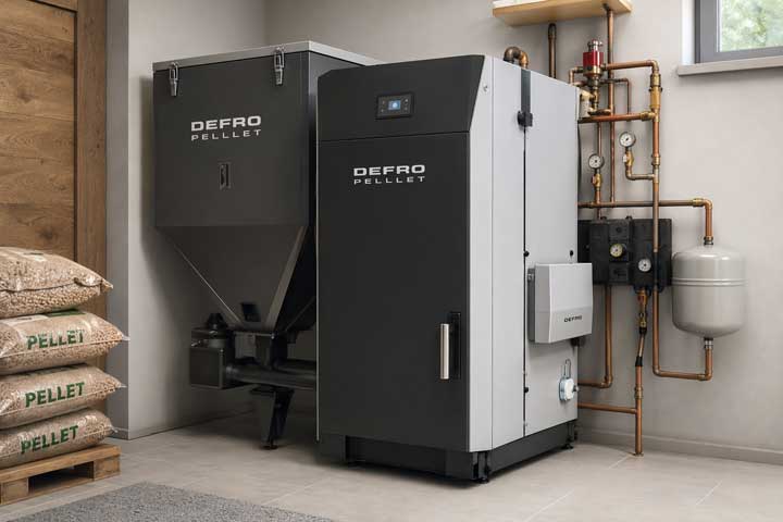 Kotły na pellet DEFRO - sprzedaż i montaż urządzeń, instalacja kotłowni Śląsk Cieszyński