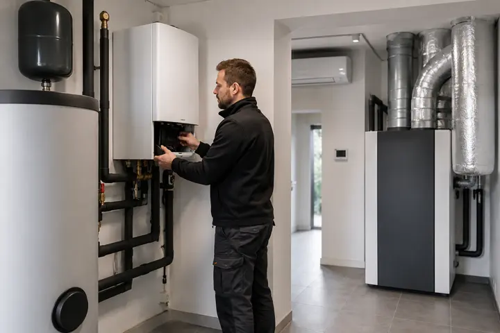 Serwis instalacji grzewczych, klimatyzacji, wentylacji i rekuperacji